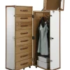 KARE Design Regale-Schrankkoffer Croco White Cosmopolitan