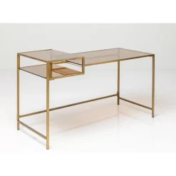 KARE Design Tische-Schreibtisch Loft Gold 134X60Cm
