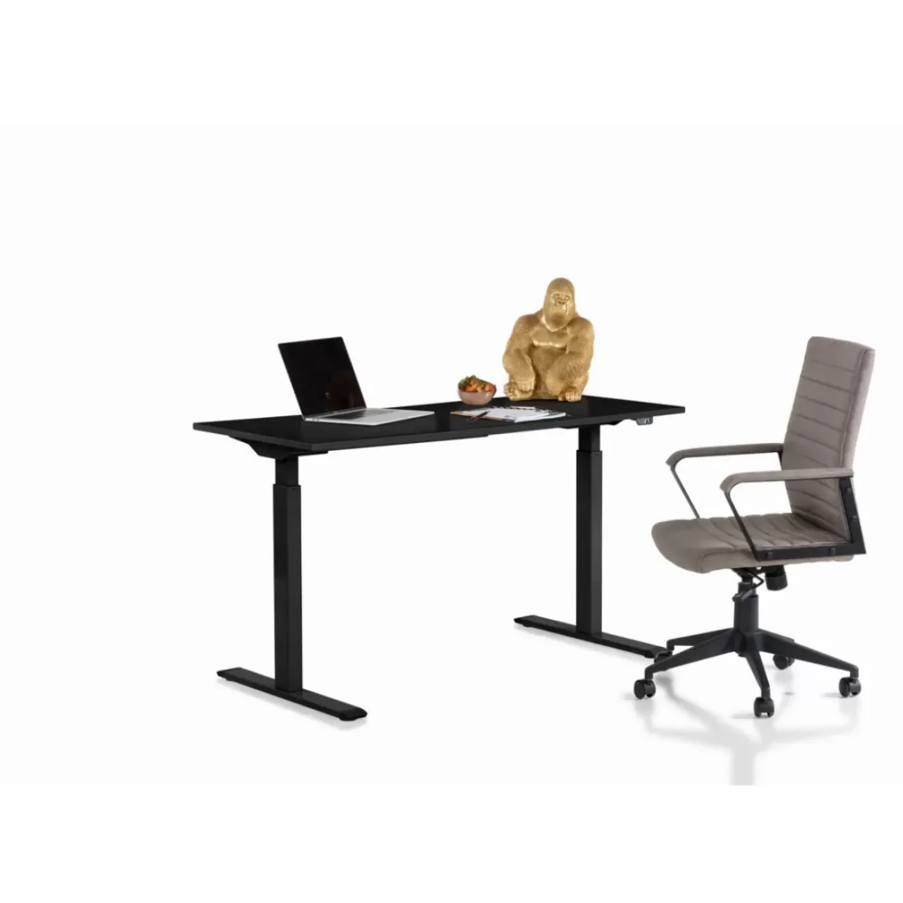KARE Design Tische-Schreibtisch Office Smart Schwarz Schwarz 140X60