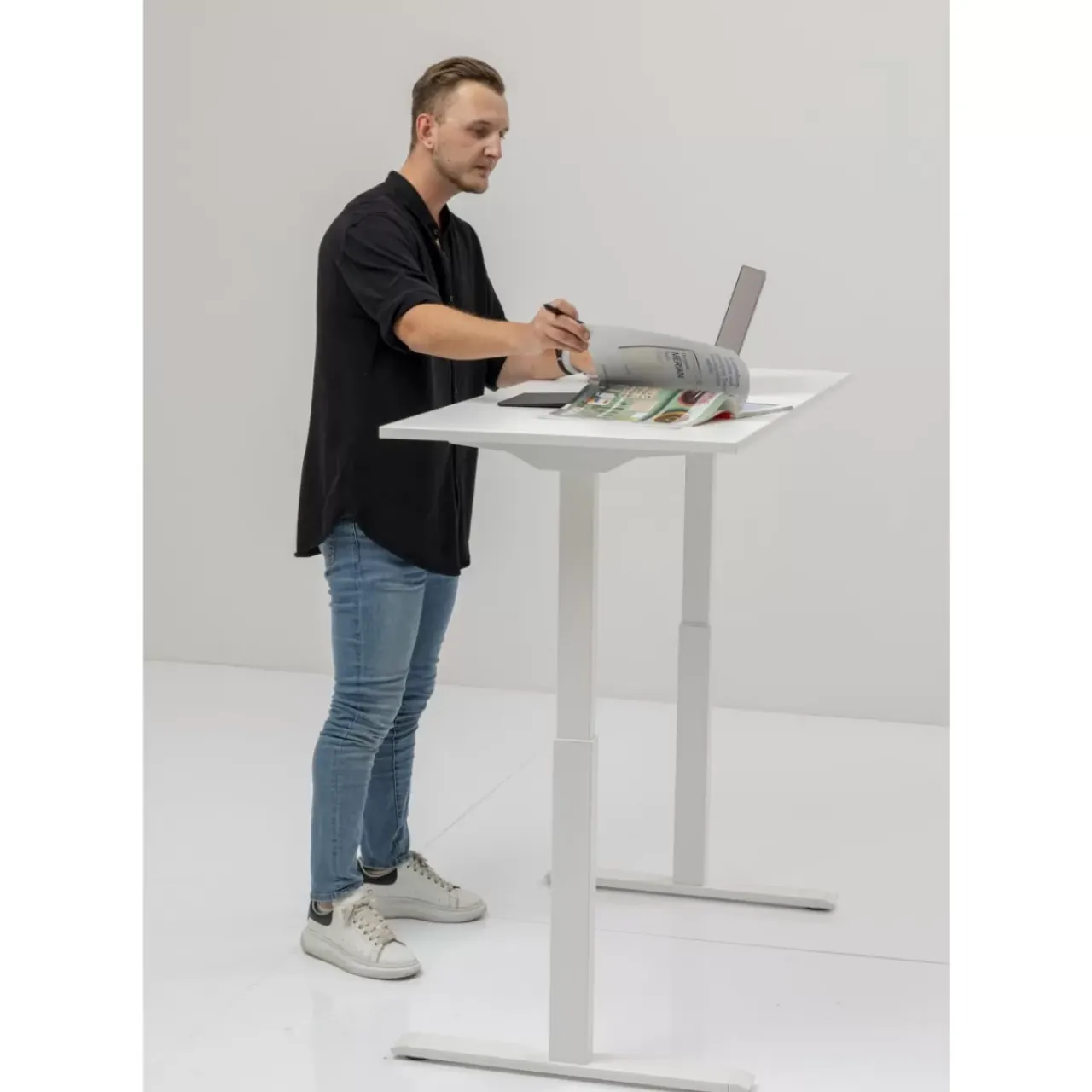 KARE Design Tische-Schreibtisch Office Smart Weiss Weiss 140X60