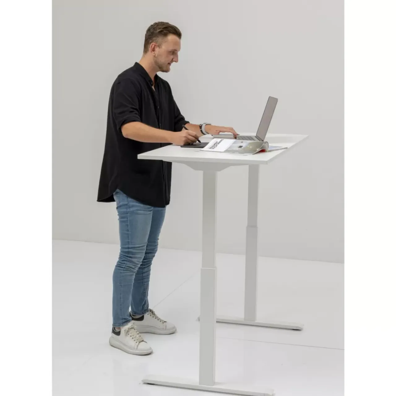 KARE Design Tische-Schreibtisch Office Smart Weiss Weiss 140X60