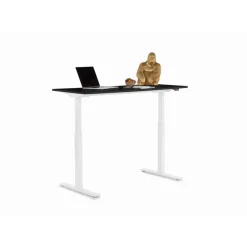 KARE Design Tische-Schreibtisch Office Smart Weis Schwarz 140X60