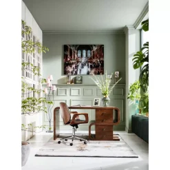 KARE Design Tische-Schreibtisch Soft Snake Walnut 150X70Cm