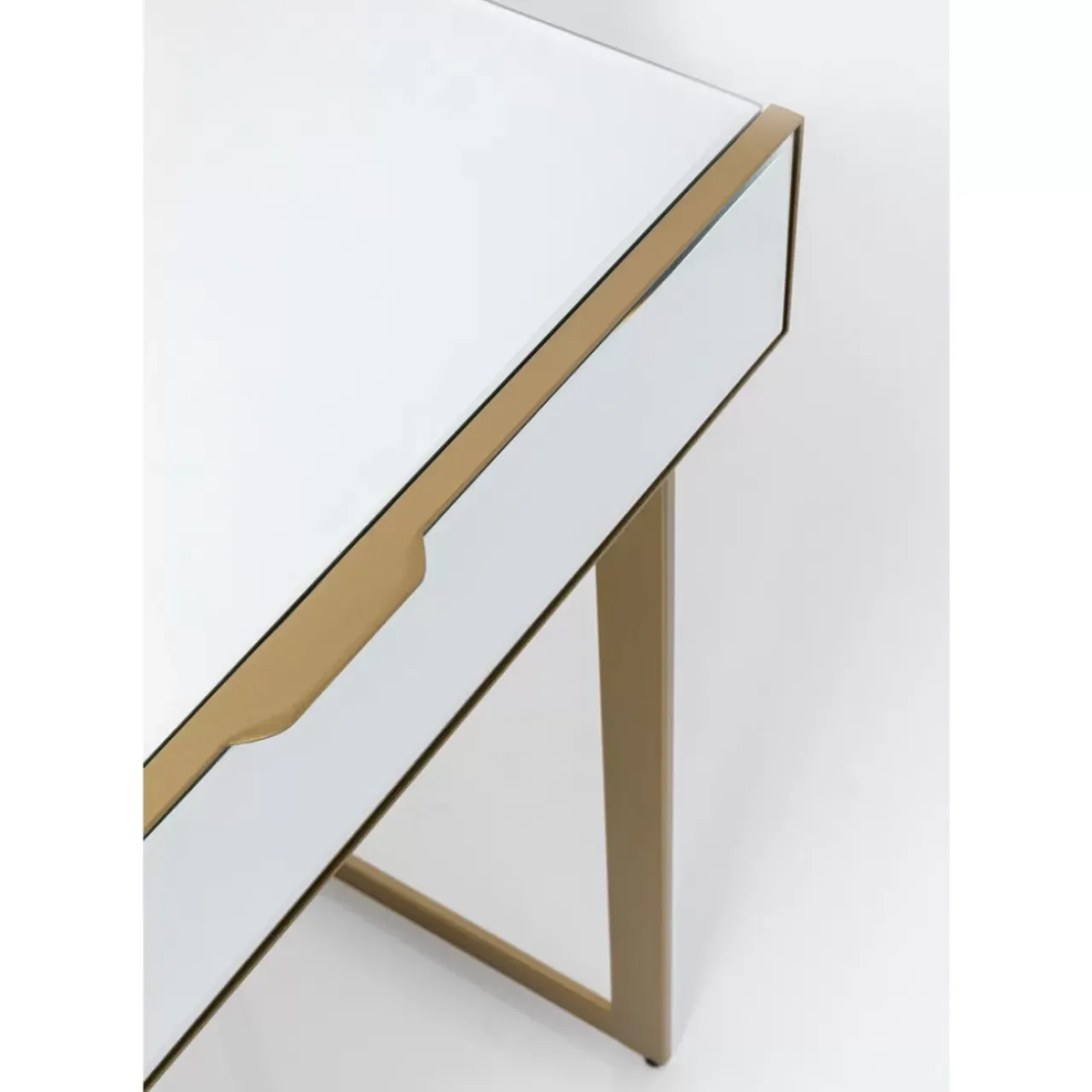 KARE Design Tische-Schreibtisch Soran Gold 120X50Cm