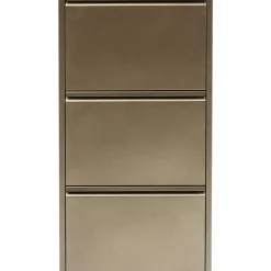 KARE Design Kleinmöbel & Sonstiges-Schuhkipper Caruso 3-Er Bronze (Mo)