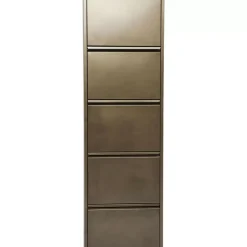 KARE Design Kleinmöbel & Sonstiges-Schuhkipper Caruso 5-Er Bronze