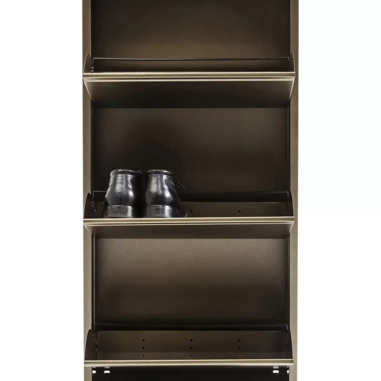 KARE Design Kleinmöbel & Sonstiges-Schuhkipper Caruso 3-Er Bronze