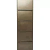 KARE Design Kleinmöbel & Sonstiges-Schuhkipper Caruso 5-Er Bronze (Mo)