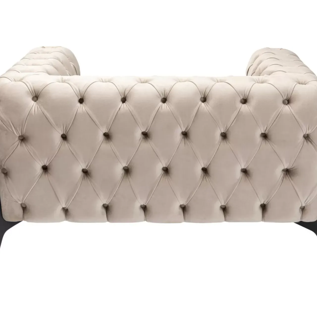 KARE Design Sessel-Sessel Bellissima Velvet Beige 120Cm