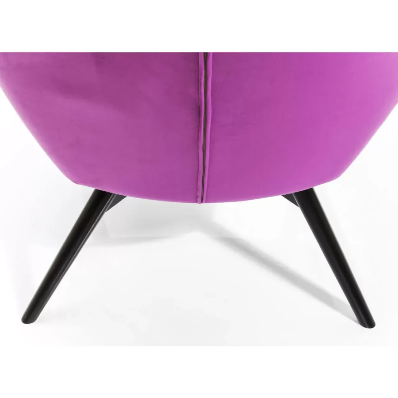 KARE Design Sessel-Sessel Black Vicky Velvet Purple
