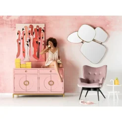 KARE Design Sessel-Sessel Black Vicky Velvet Rose