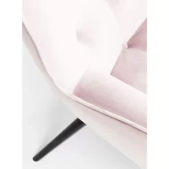 KARE Design Sessel-Sessel Black Vicky Velvet Rose