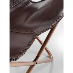 KARE Design Sessel-Sessel Butterfly Braun