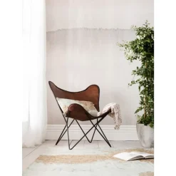 KARE Design Sessel-Sessel Butterfly Brown Econo