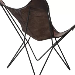 KARE Design Sessel-Sessel Butterfly Brown Econo