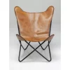 KARE Design Sessel-Sessel California Leder Braun