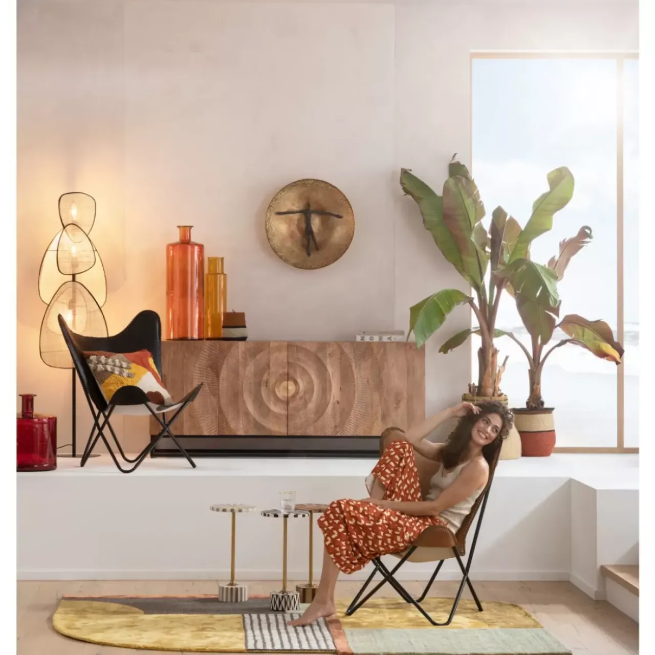 KARE Design Sessel-Sessel California Leder Braun