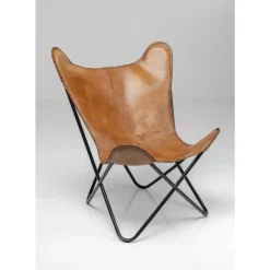 KARE Design Sessel-Sessel California Leder Braun
