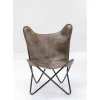 KARE Design Sessel-Sessel California Leder Dunkelbraun