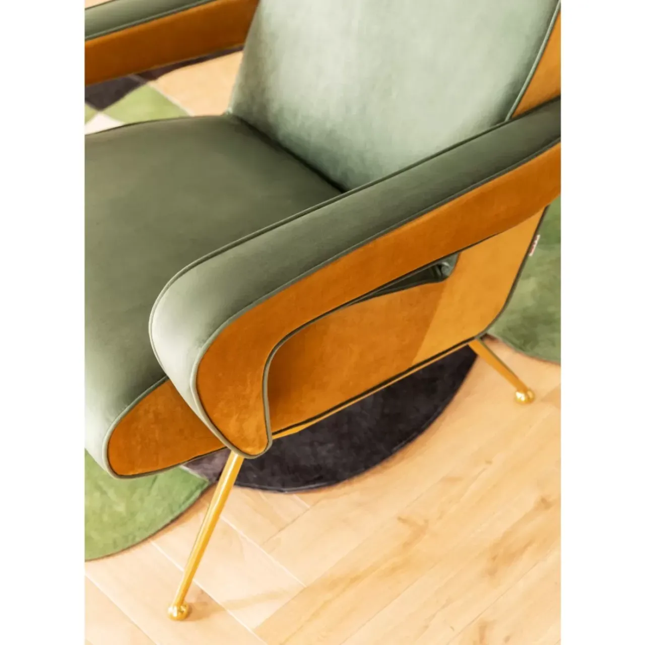 KARE Design Sessel-Sessel Luna High Grun