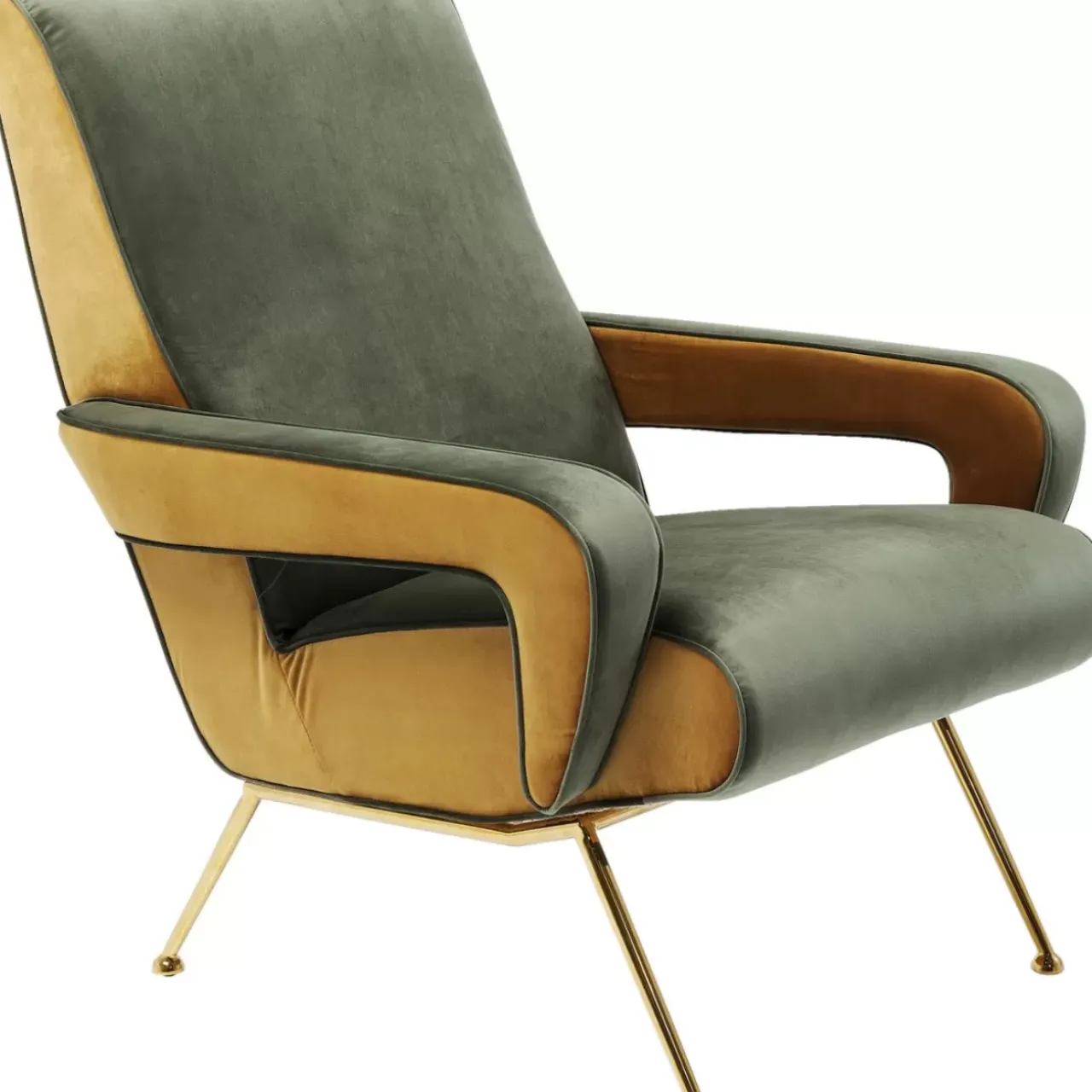 KARE Design Sessel-Sessel Luna High Grun