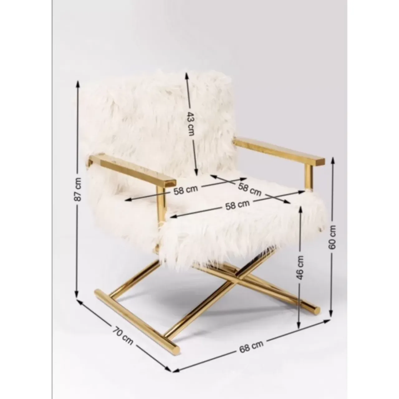 KARE Design Sessel-Sessel Mr. Fluffy