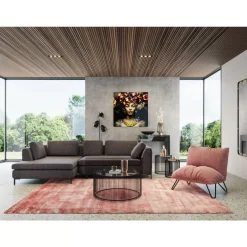KARE Design Sessel-Sessel Porto Pino Rosa