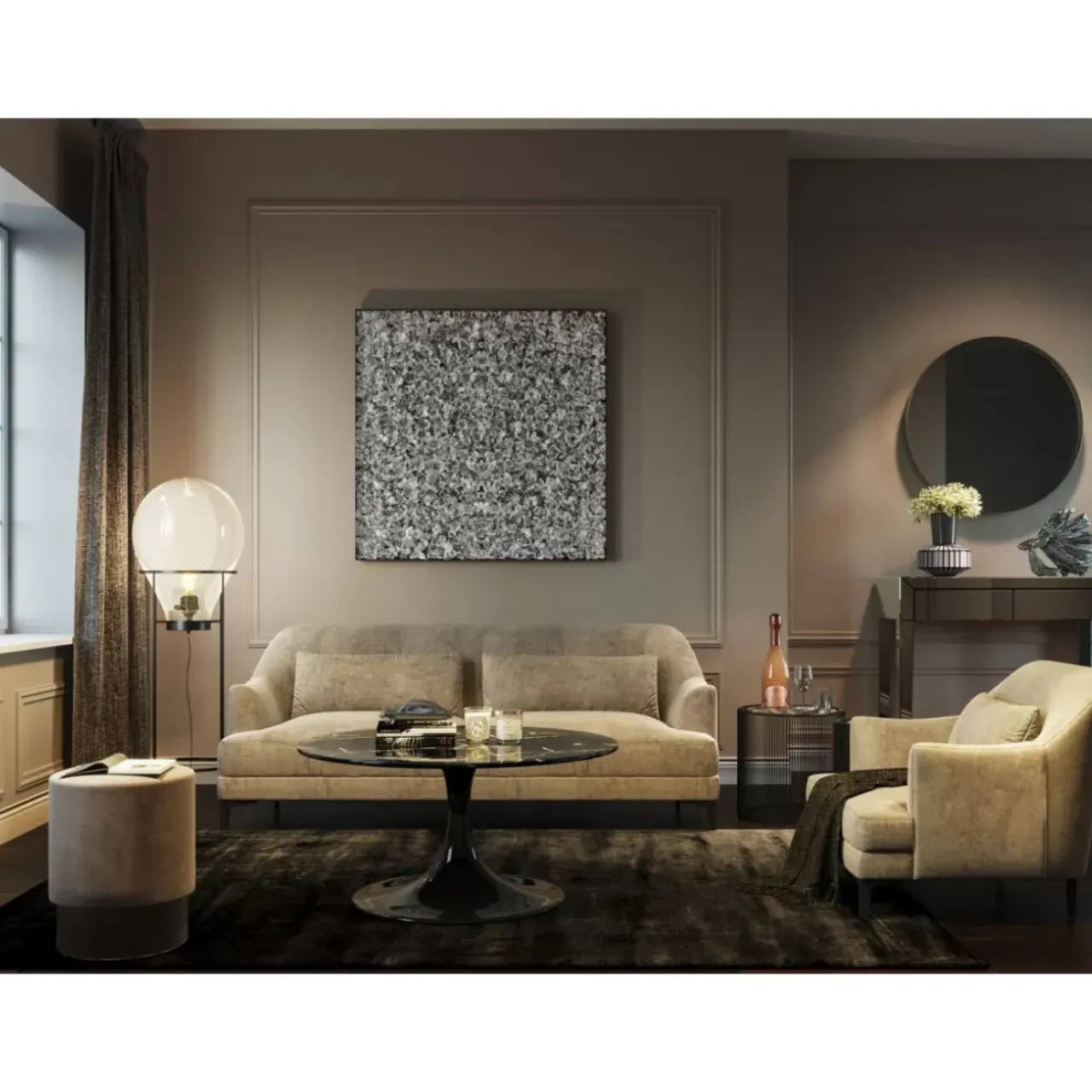 KARE Design Sessel-Sessel Proud Grau