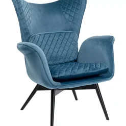 KARE Design Sessel-Sessel Tudor Velvet Petrol