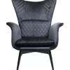 KARE Design Sessel-Sessel Tudor Velvet Schwarz