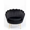 KARE Design Sessel-Sessel Water Lily Gold Schwarz