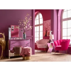 KARE Design Sessel-Sessel Water Lily Rosa