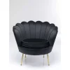 KARE Design Sessel-Sessel Water Lily Schwarz