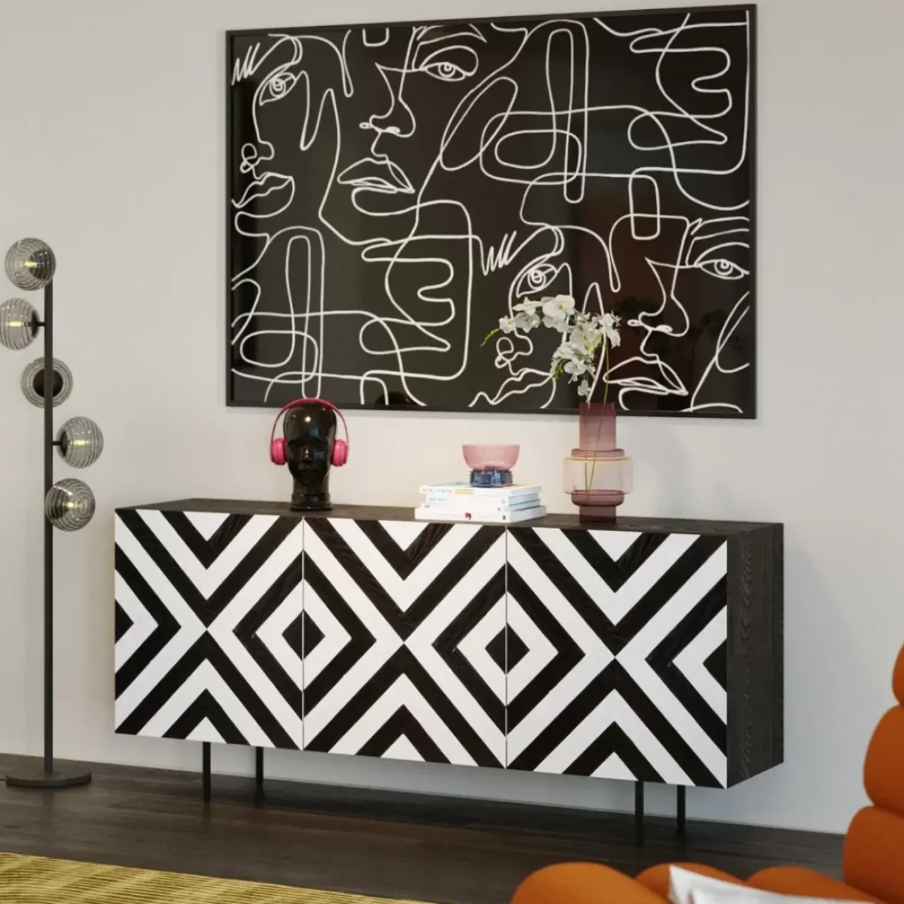 KARE Design Kommoden & Sideboards-Sideboard Arctic 160X75Cm
