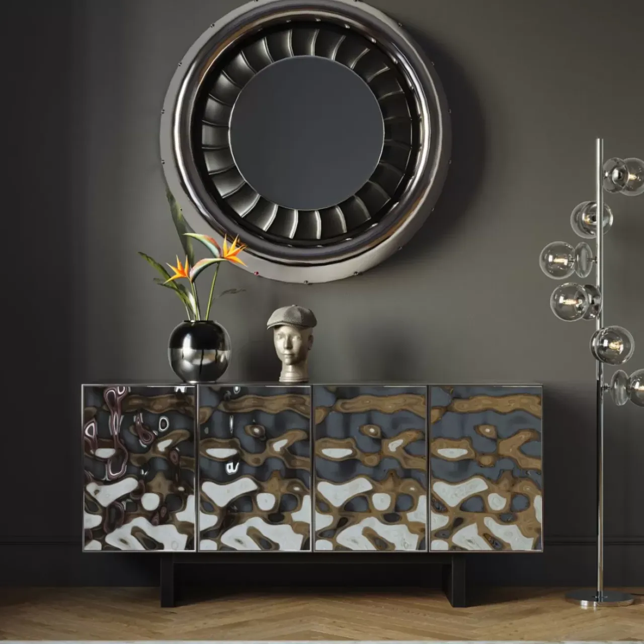 KARE Design Kommoden & Sideboards-Sideboard Caldera 160X78Cm