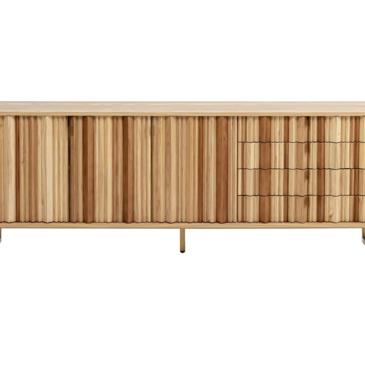 KARE Design Kommoden & Sideboards-Sideboard Concertina Natur 186X74Cm