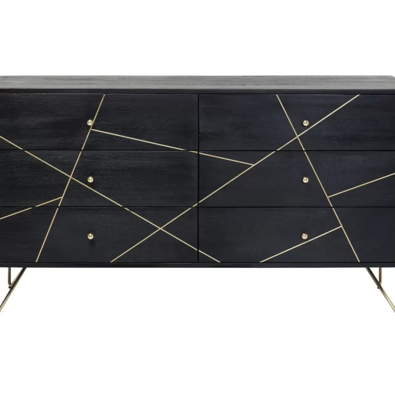 KARE Design Kommoden & Sideboards-Sideboard Gold Vein