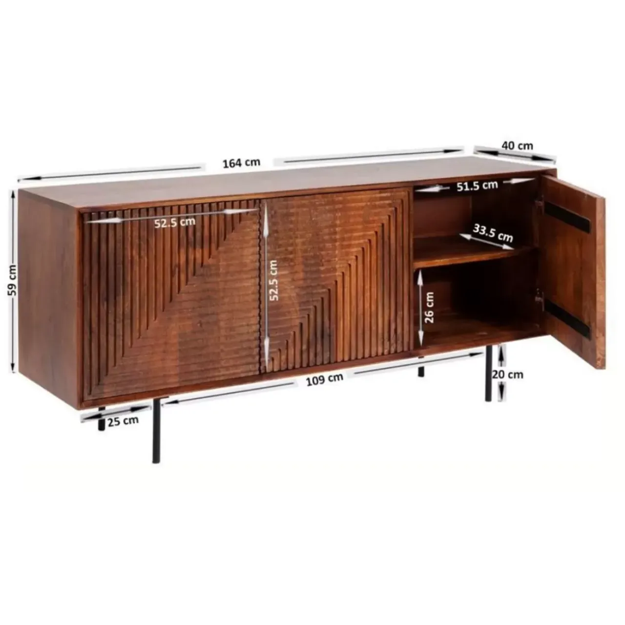 KARE Design Kommoden & Sideboards-Sideboard Grooves