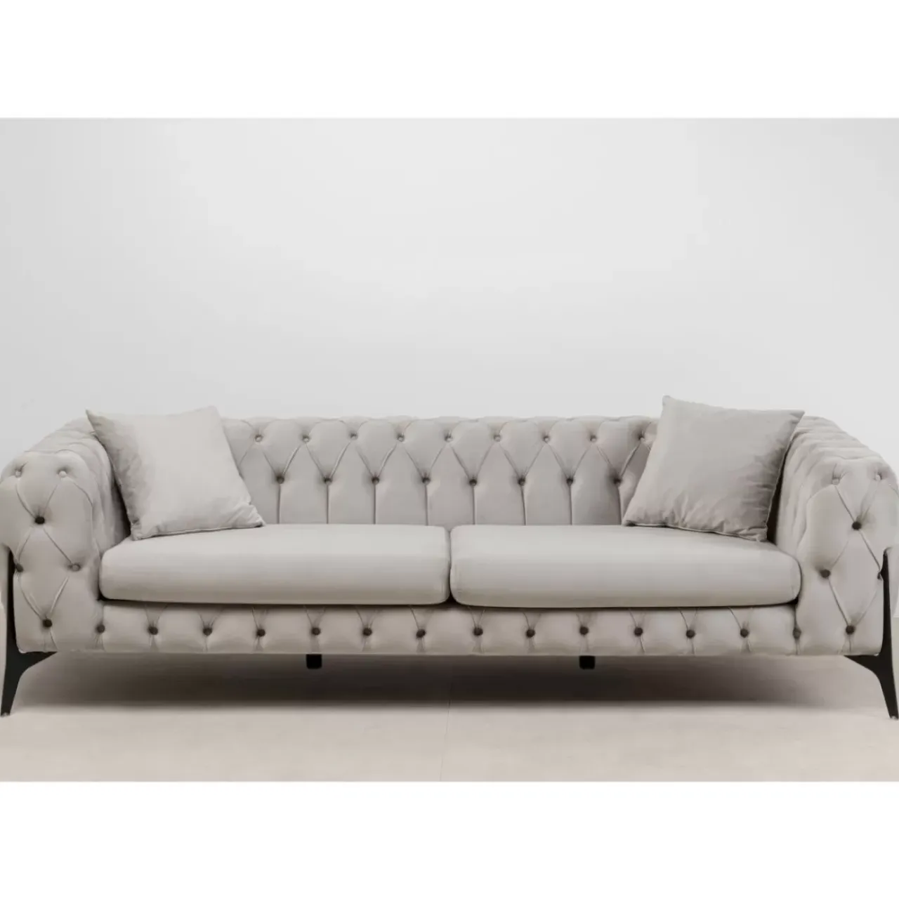 KARE Design Sofas & Couches-Sofa Bellissima 3-Sitzer Beige 240Cm