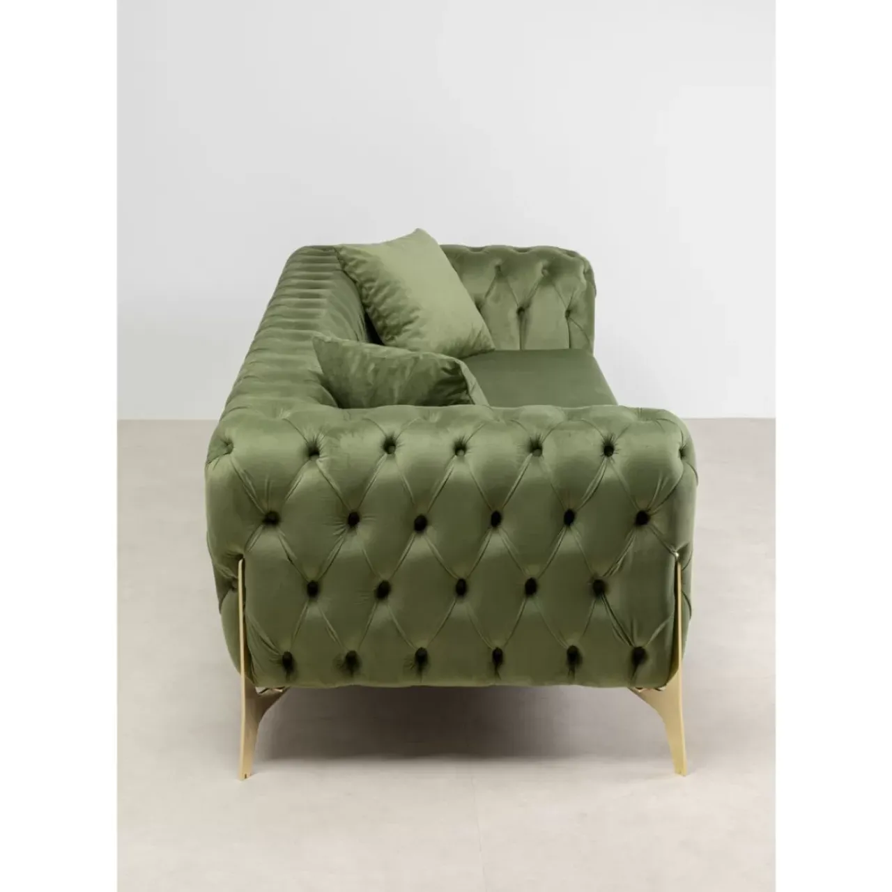 KARE Design Sofas & Couches-Sofa Bellissima 3-Sitzer Grun 240Cm