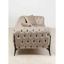 KARE Design Sofas & Couches-Sofa Bellissima 2-Sitzer Velvet Beige 200Cm