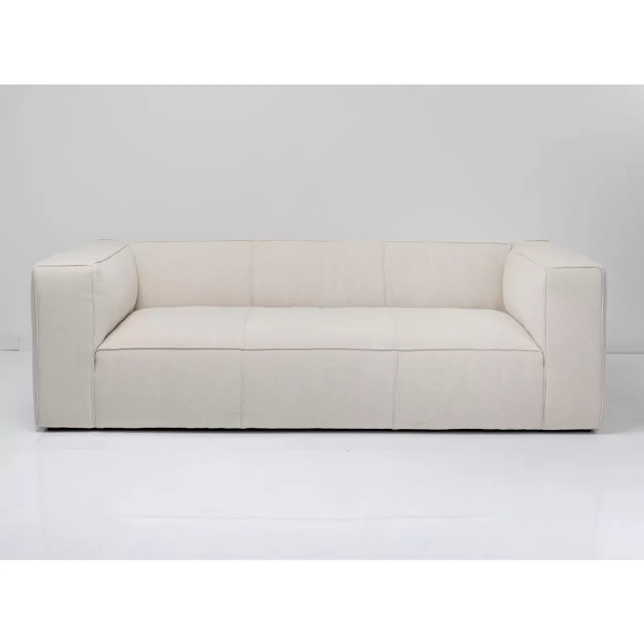 KARE Design Sofas & Couches-Sofa Cubetto 3-Sitzer Creme 220Cm