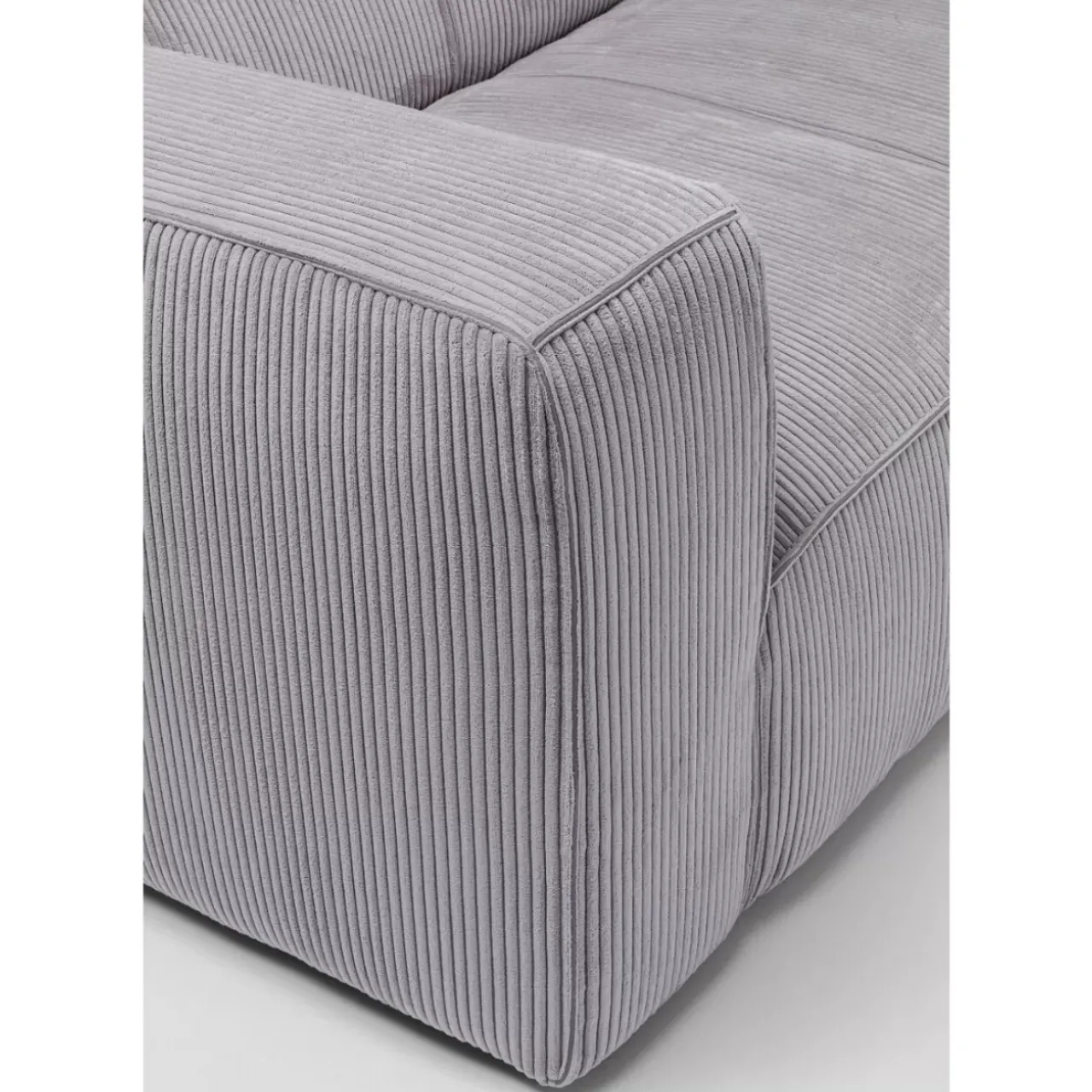 KARE Design Sofas & Couches-Sofa Cubetto 3-Sitzer Hellgrau 220Cm