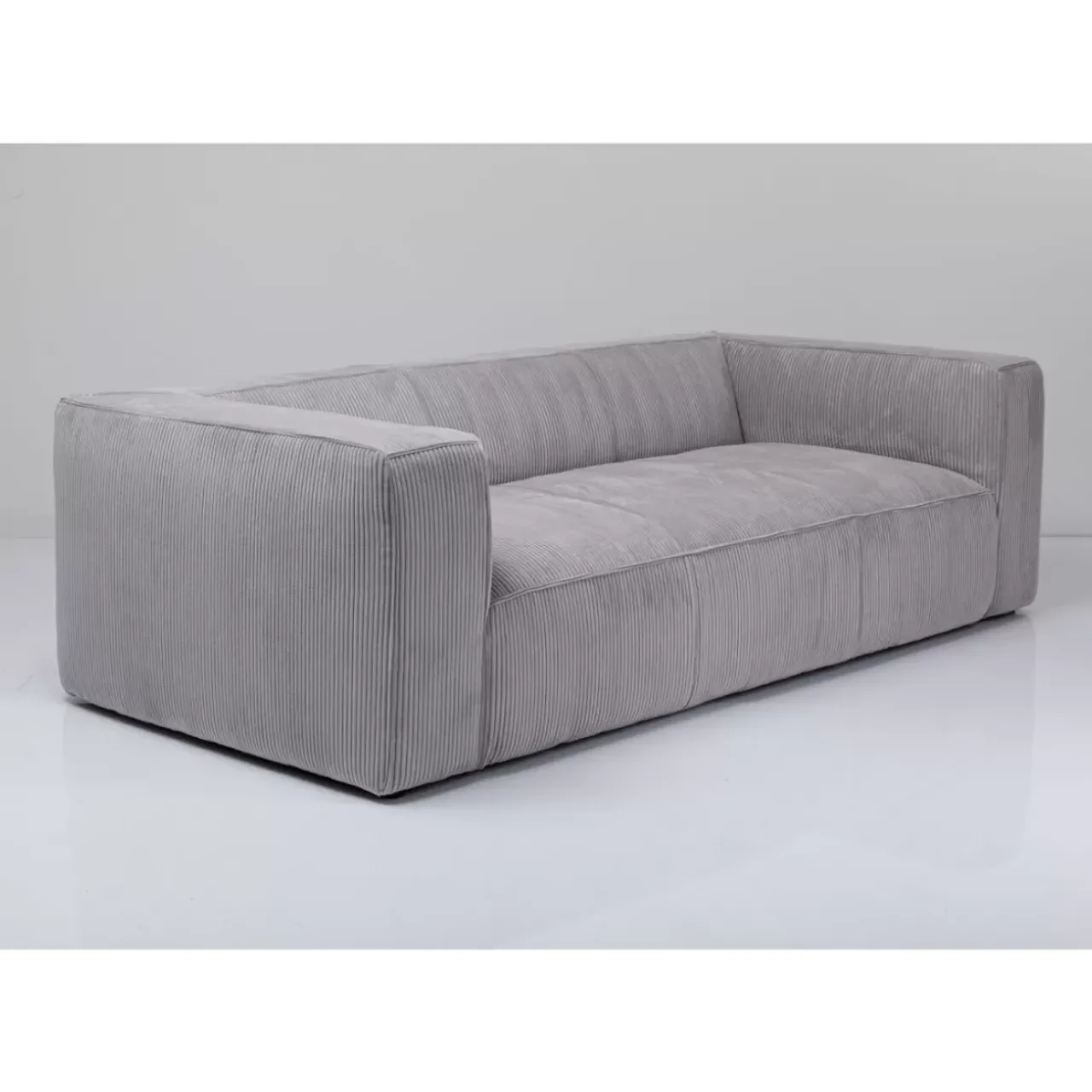 KARE Design Sofas & Couches-Sofa Cubetto 3-Sitzer Hellgrau 220Cm