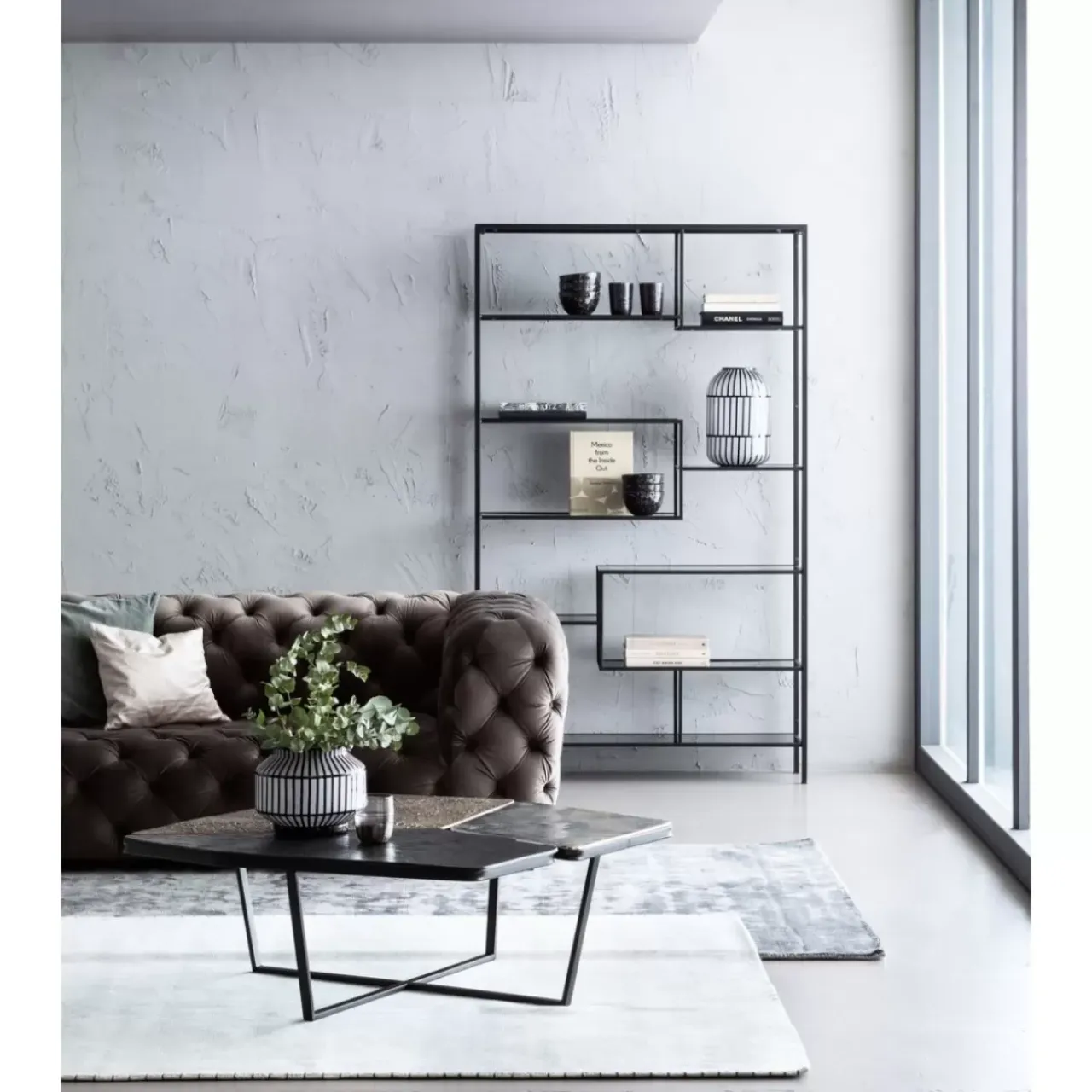 KARE Design Sofas & Couches-Sofa Metropol 3-Sitzer Grau 238Cm