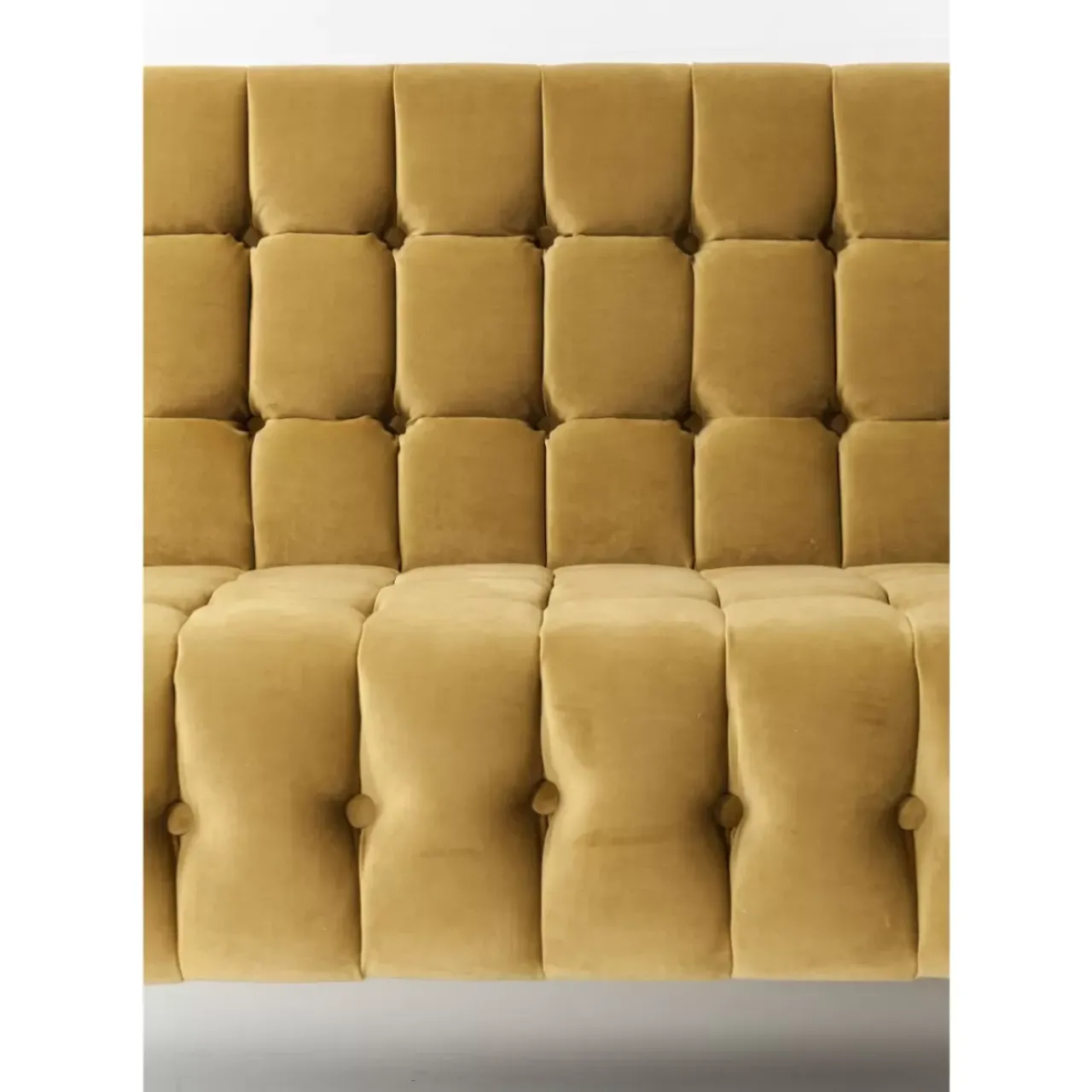 KARE Design Sofas & Couches-Sofa Milchbar 3-Sitzer Velvet Honey