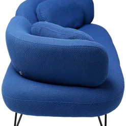 KARE Design Sofas & Couches-Sofa Peppo 2-Sitzer Blau 182Cm