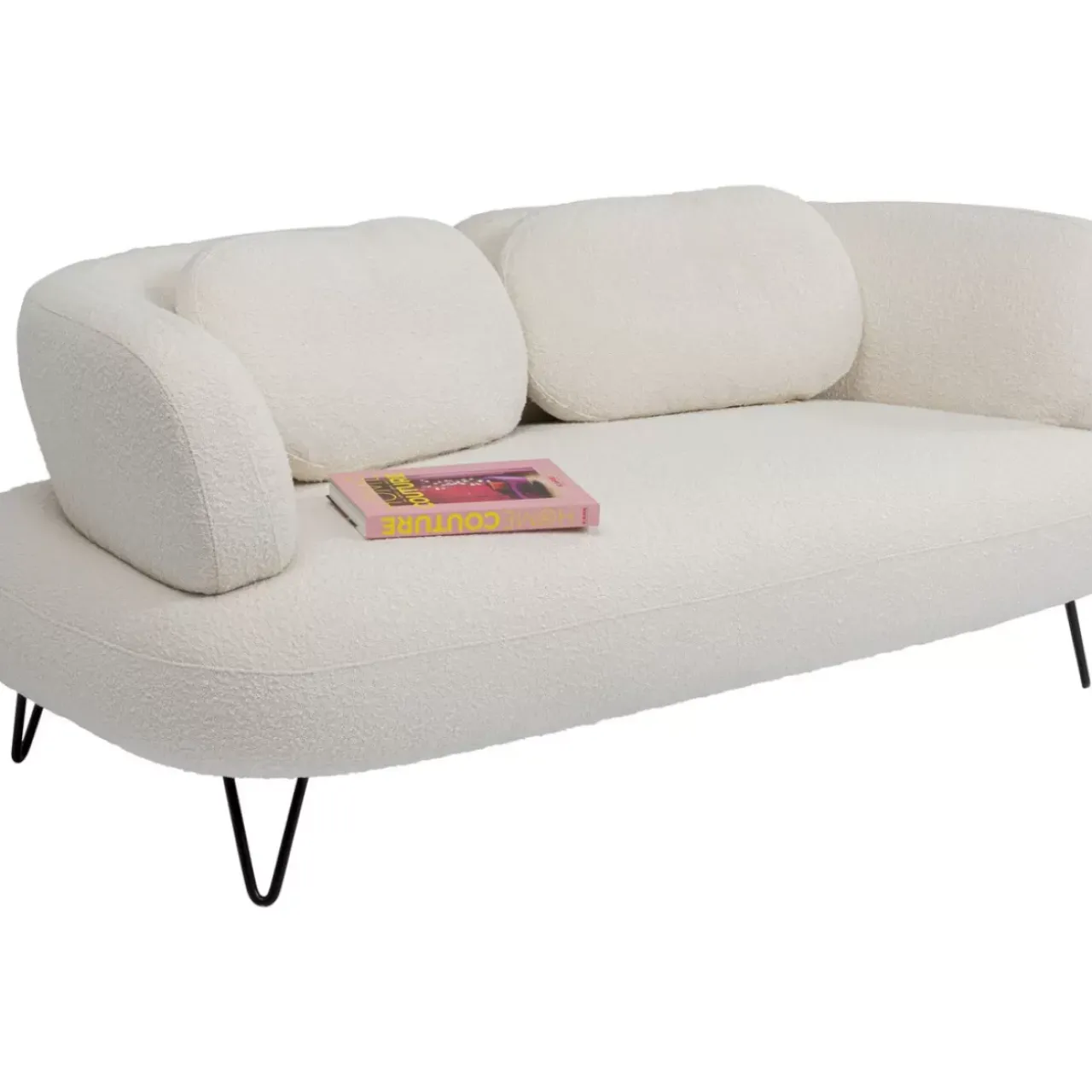 KARE Design Sofas & Couches-Sofa Peppo 2-Sitzer Weis 182Cm