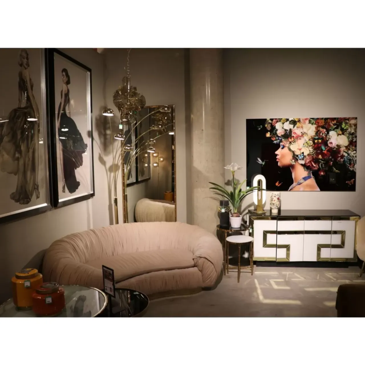 KARE Design Sofas & Couches-Sofa Perugia 2-Sitzer Creme