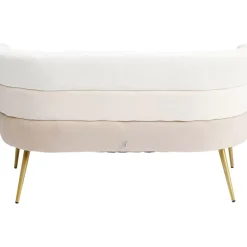 KARE Design Sofas & Couches-Sofa Sandwich 2-Sitzer Creme 125Cm
